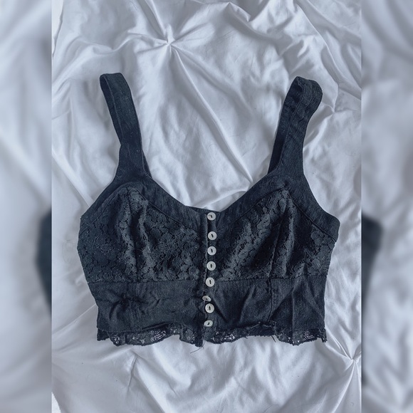 FREE PEOPLE LACE CROP - Picture 4 of 4